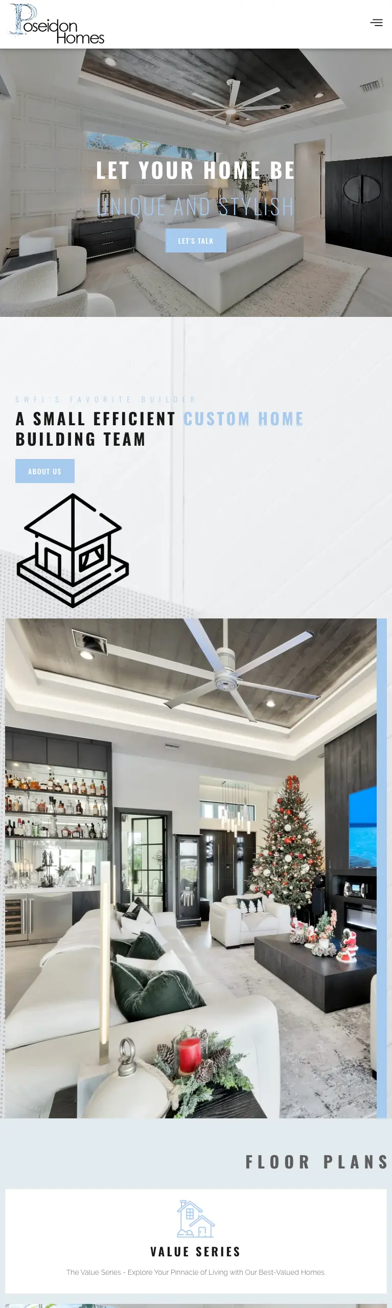 Poseidon Homes full website